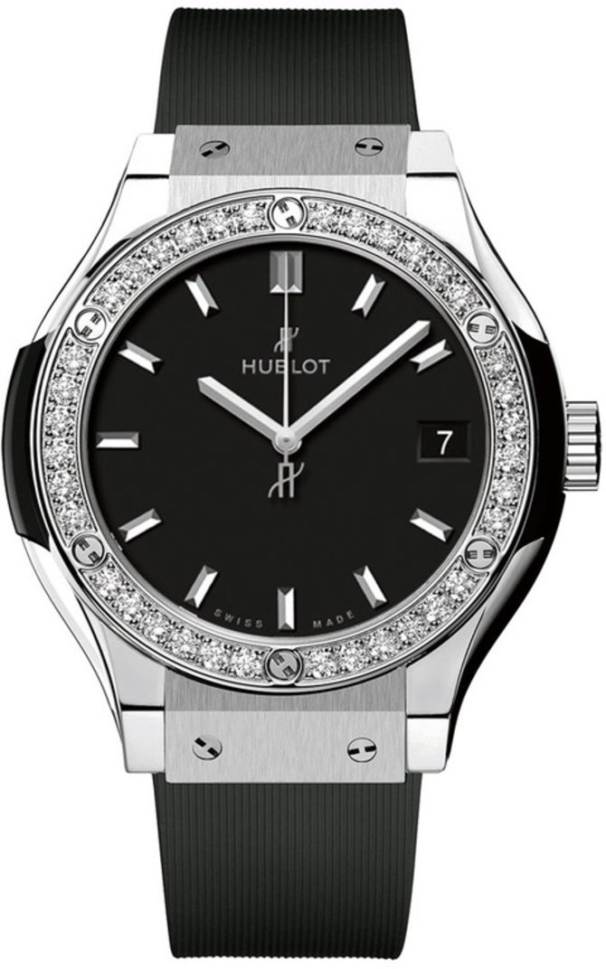 Hublot 581.NX.1171.RX.1104 Classic Fusion Titanium Diamonds  - фото 1