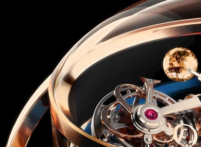 Jacob & Co Triple Axis Gravitational Tourbillon RG Tourbillon Astronomia Gold - фото 4