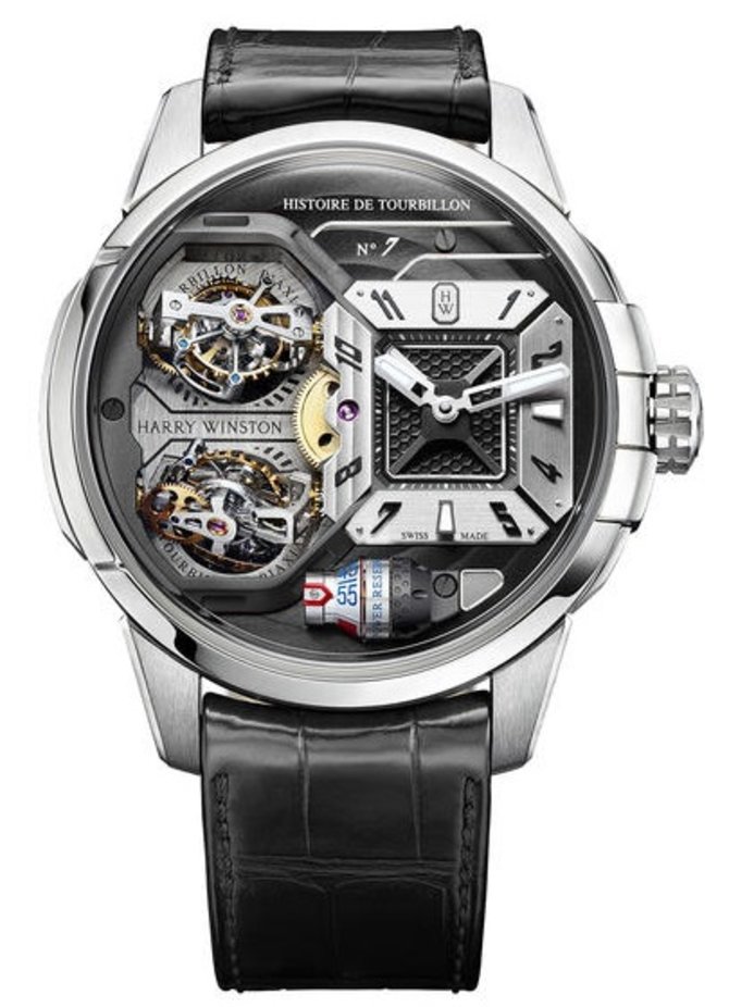 Harry Winston Histoire De Tourbillon 7 Grey Ocean White Gold
