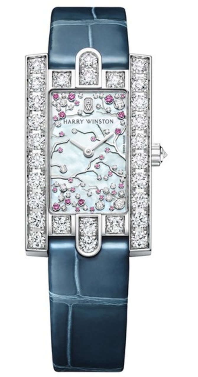 Harry Winston AVEQHM21WW286 Avenue Classic Cherry Blossom