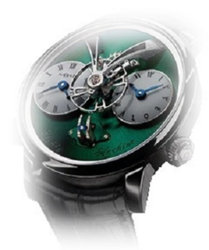 MB&F Legacy Machine No1 M.A.D. Dubai Legacy Machines Titanium - фото 1