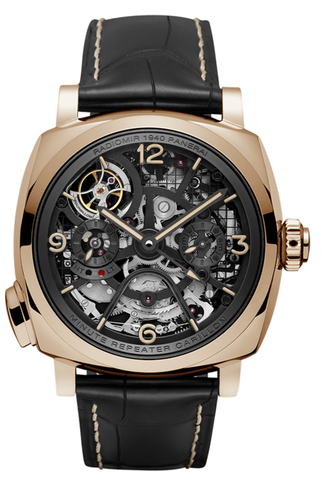 Officine Panerai PAM 00600 Radiomir 1940 Minute Repeater Carillon Tourbillon GMT - фото 1