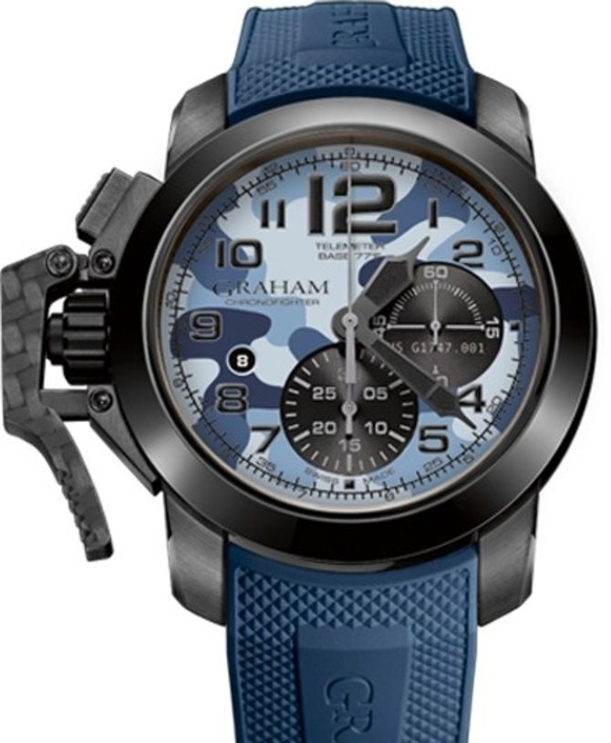 Graham 2CCAU.U02B Chronofighter Oversize Black Arrow