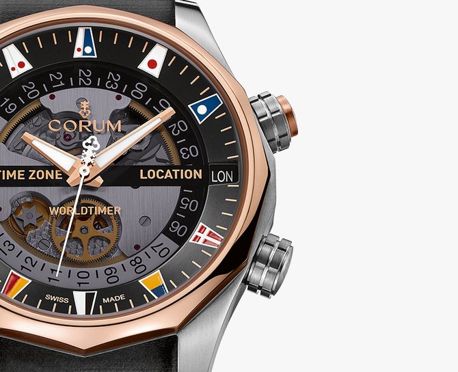 Corum A637/02743 - 637.101.05/F371 AN01 Admirals Cup Legend Worldtimer - фото 2