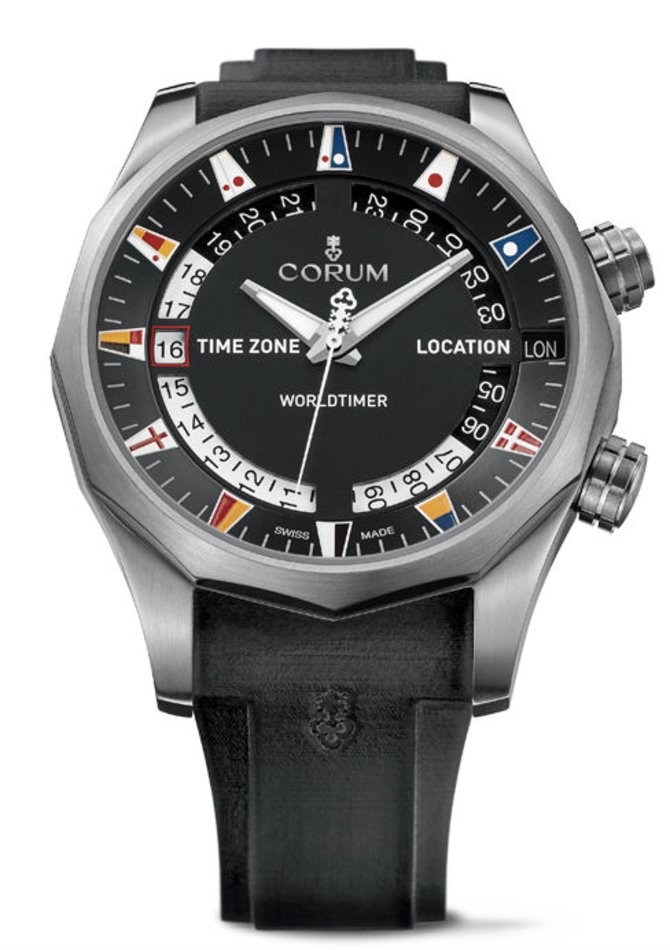 Corum A637/02744 - 637.101.04/F371 AN02 Admirals Cup Legend Worldtimer - фото 1