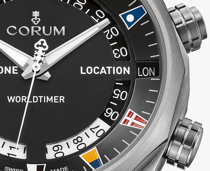 Corum A637/02744 - 637.101.04/F371 AN02 Admirals Cup Legend Worldtimer - фото 2