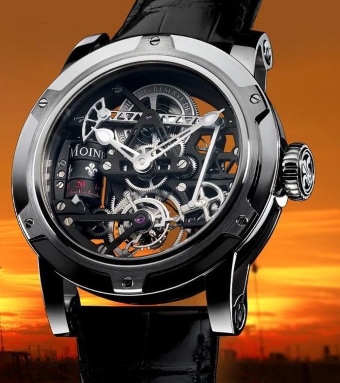 Louis Moinet Black Gold Derrick Tourbillon Limited Editions White Gold - фото 2