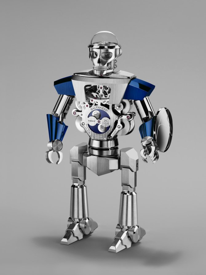 MB&F 50.6803/401 Perfomance Art Balthazar Blue Robot Clock - фото 4