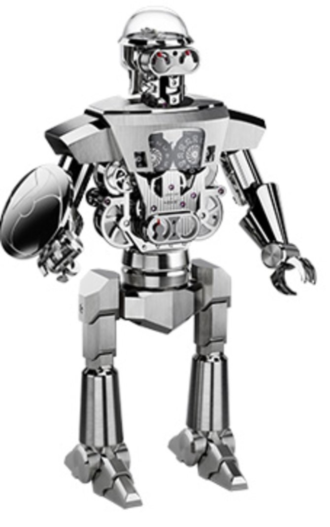 MB&F 50.6803/104 Perfomance Art Balthazar Silver Robot Clock - фото 1