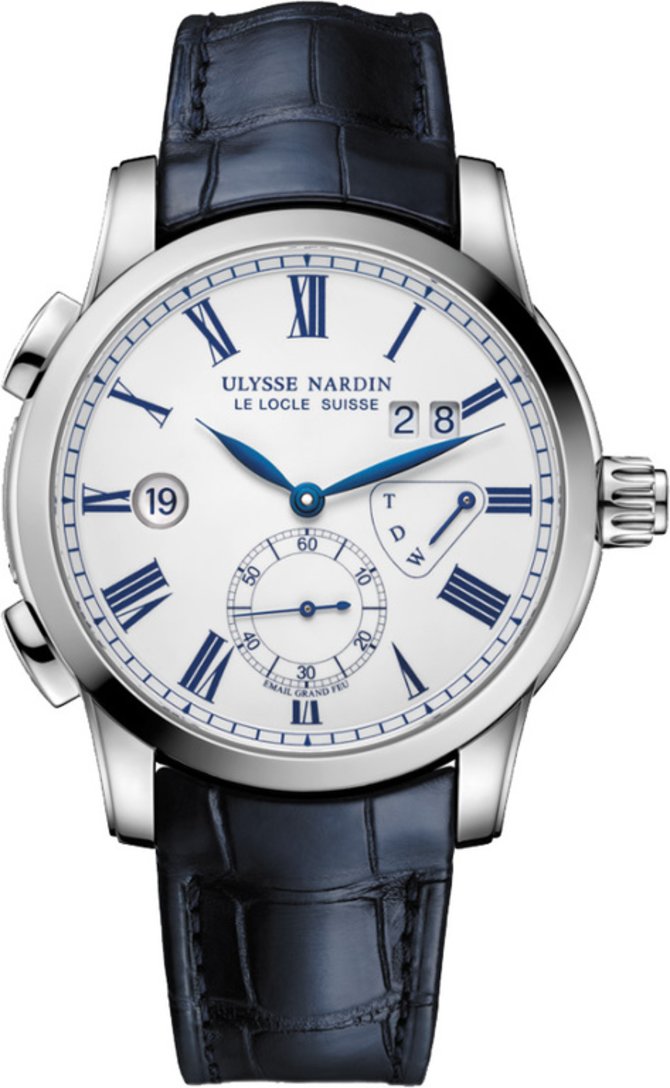 Ulysse Nardin 3243-132/E0 Classico Dual Time 42 mm Manufacture - фото 1