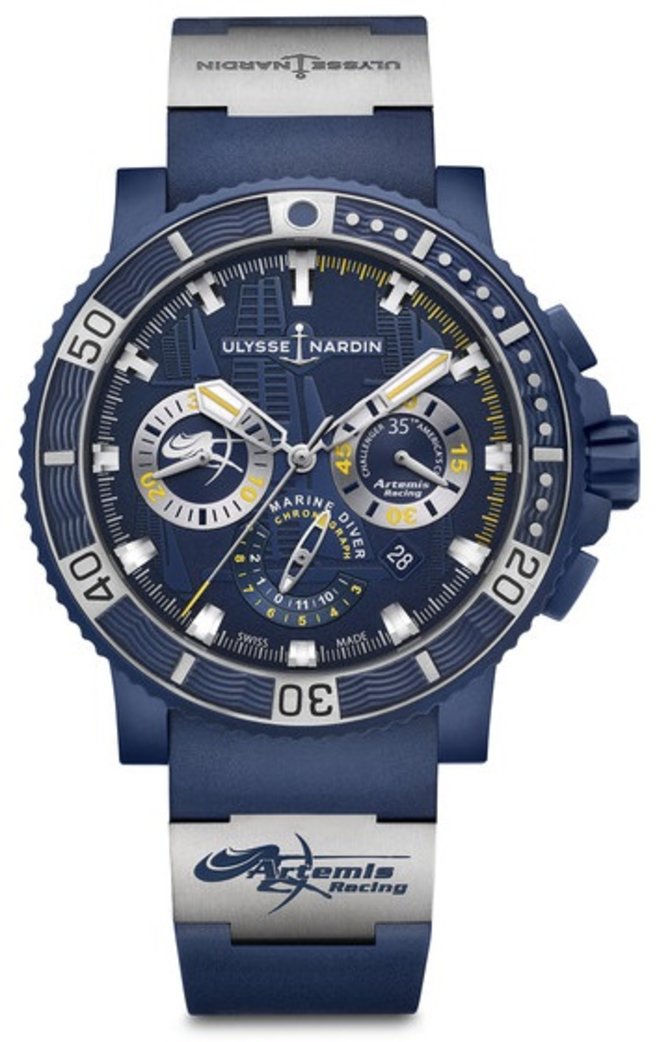 Ulysse Nardin 353-98LE-3/ARTEMIS Maxi Marine Diver Black Sea Chronograph - фото 1