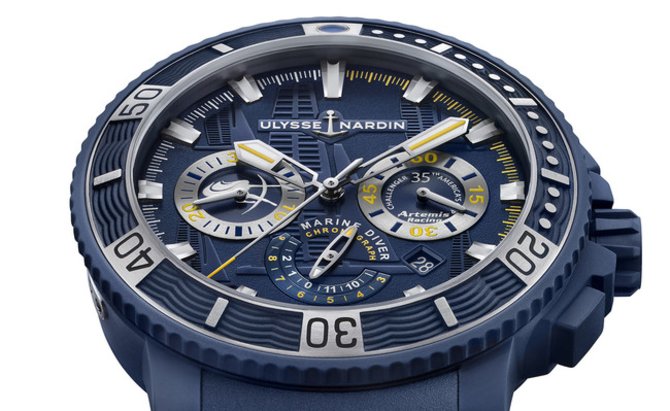 Ulysse Nardin 353-98LE-3/ARTEMIS Maxi Marine Diver Black Sea Chronograph - фото 2