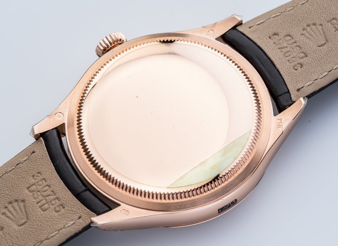 Rolex 50505 white lacquer dial Cellini Time Everose Gold - фото 5