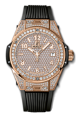 Hublot Часы Hublot Big Bang One Click 39 mm 465.OX.9010.RX.1604 One Click King Gold Full Pavé
