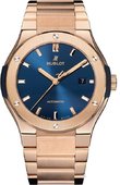 Hublot Classic Fusion 510.OX.7180.OX Bracelet Blue King Gold