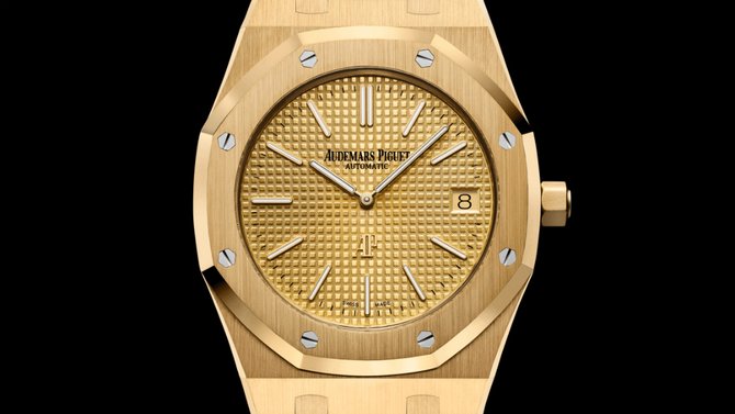 Audemars Piguet 15202BA.OO.1240BA.02 Royal Oak Extra-Thin Royal Oak "Jumbo"  - фото 2