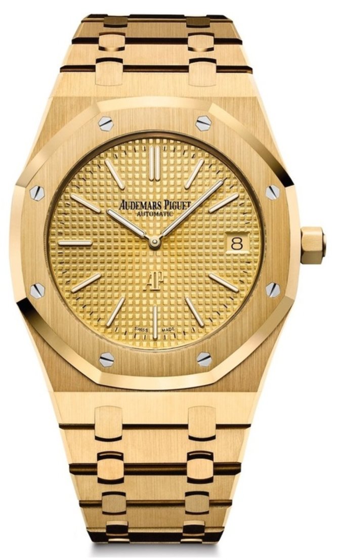 Audemars Piguet 15202BA.OO.1240BA.02 Royal Oak Extra-Thin Royal Oak "Jumbo"  - фото 1