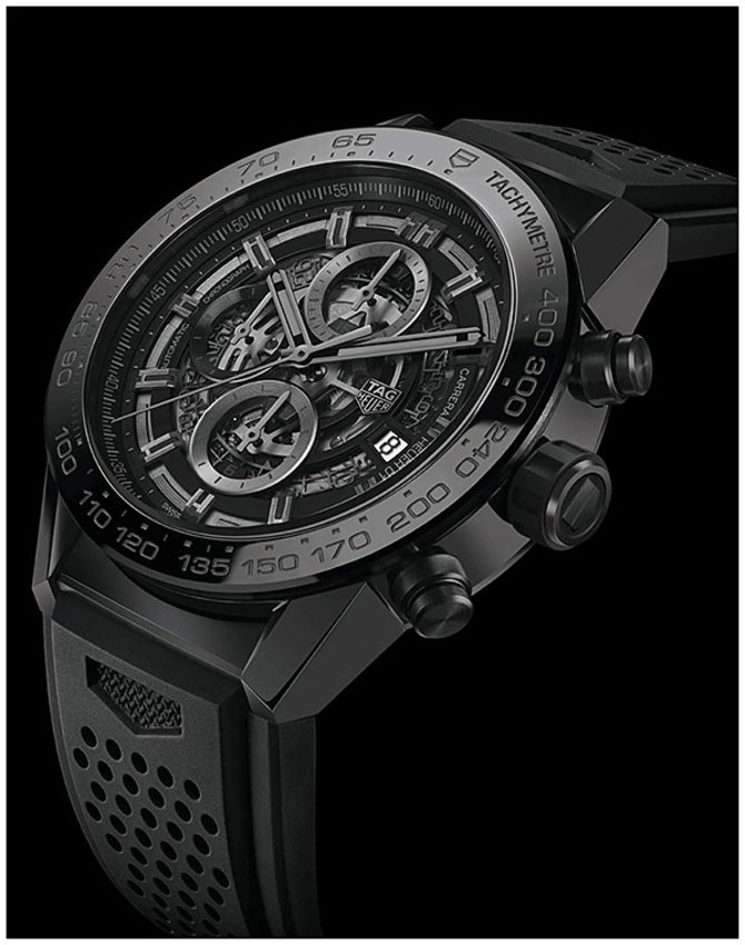 Tag Heuer CAR2A90.FT6071 Carrera Calibre Heuer 01 Automatic Chronograph 45 mm  - фото 2
