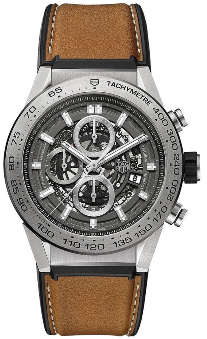 Tag Heuer car2a8a.ft6072 Carrera Caliber Heuer 01 Skeleton 45mm - фото 1