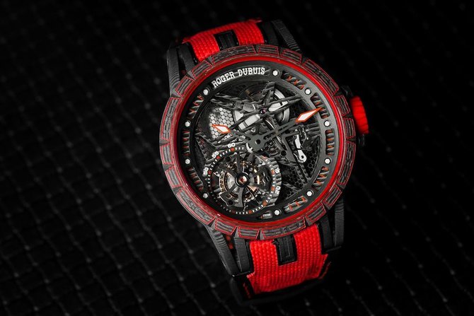 Roger Dubuis RDDBEX0572 Excalibur Spider Skeleton Flying Tourbillon - фото 2