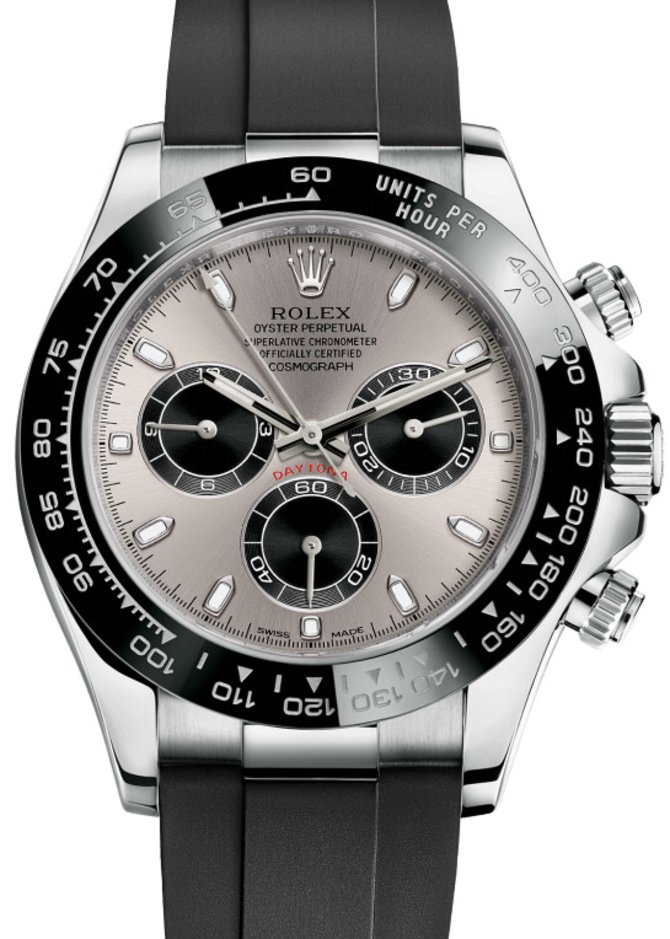 Rolex 116519LN Steel and black Daytona White gold Black Cerachrom