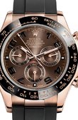 Rolex Daytona 116515LN Chocolate Everose gold Black Cerachrom Oysterflex