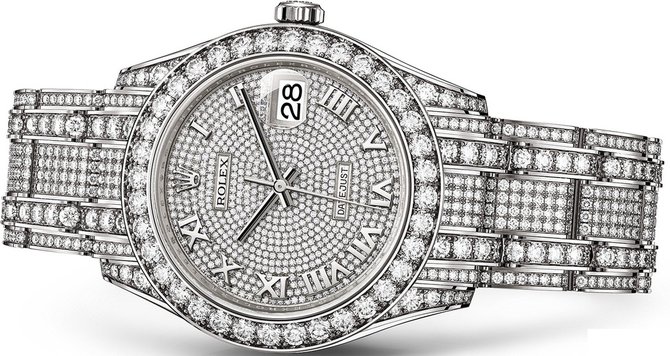 Rolex 86409rbr-0001 Datejust Ladies White Gold 39 mm - фото 2