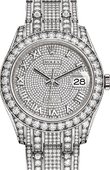 Rolex Часы Rolex Datejust Ladies 86409rbr-0001 White Gold 39 mm