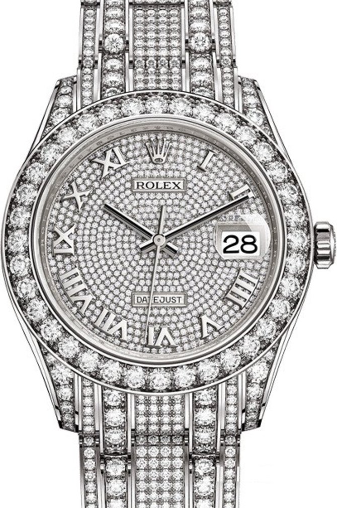 Rolex 86409rbr-0001 Datejust Ladies White Gold 39 mm - фото 1