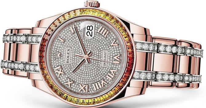 Rolex 86345sajor-0001 Datejust Ladies Pearlmaster Everose Gold 39 mm - фото 2