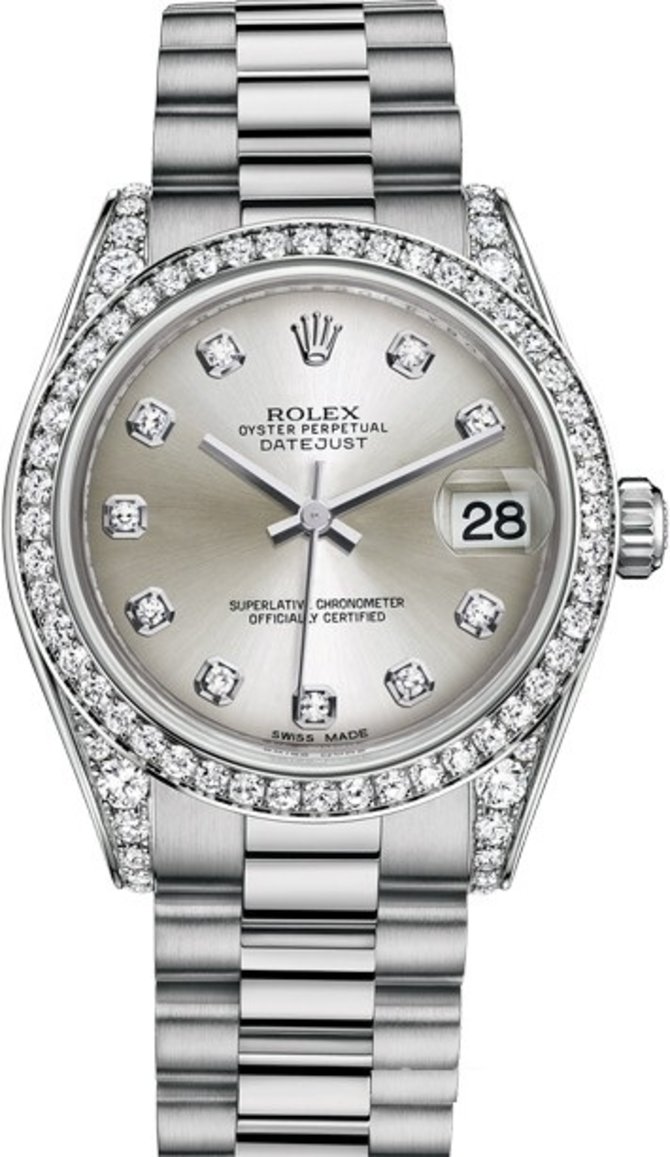 Rolex 178159-0010 Datejust Ladies 31mm White Gold