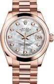 Rolex Часы Rolex Datejust Ladies 178245f-0026 31mm Everose Gold