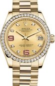 Rolex Datejust Ladies 178288-0063 31mm Yellow Gold