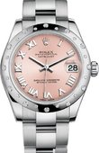 Rolex Часы Rolex Datejust Ladies 178344-0012 31mm White Gold