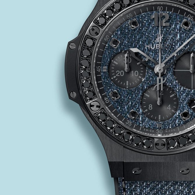 Hublot 341.CX.2740.NR.1200.JEANS Big Bang 41mm Jeans Ceramic Black Diamonds - фото 2