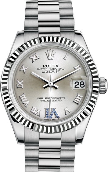 178279-0081 Rolex 31mm White Gold Datejust