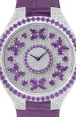 Graff Butterfly Disco Butterfly Motif Diamond on Violet Sapphire White Gold