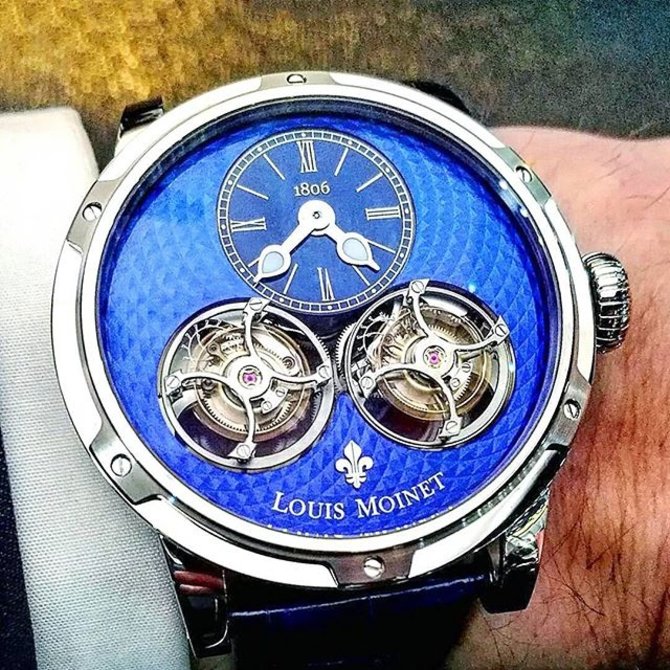 Louis Moinet Sideralis Double Tourbillon Limited Editions White Gold - фото 1