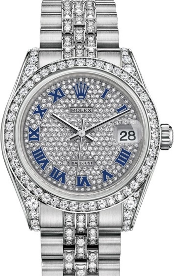 Rolex 178159-0044 Datejust Ladies 31mm White Gold