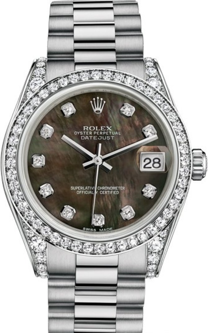 Rolex 178159-0015 Datejust Ladies 31 mm White Gold