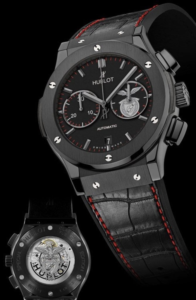 Hublot 521.CM.1137.LR.BSL17 Classic Fusion Chronograph Sport Lisboa e Benfica - фото 2