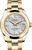 Rolex Datejust Ladies 178248-0013 31mm Yellow Gold