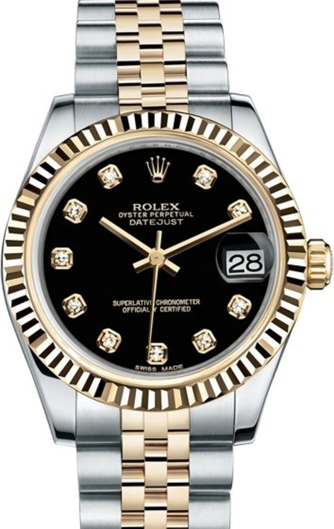Rolex 178273-0020 Datejust Ladies 31mm Steel and Yellow Gold