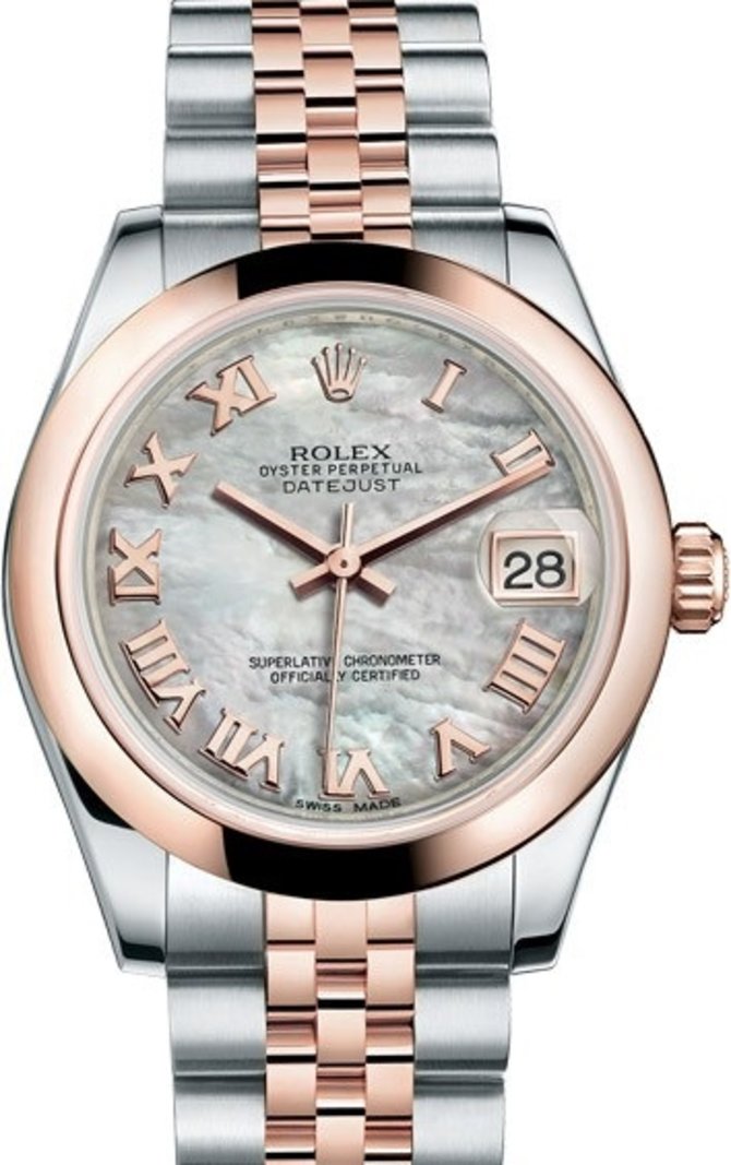 Rolex 178241-0057 Datejust Ladies 31 mm Steel and Everose Gold