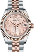 Rolex Часы Rolex Datejust Ladies 178271-0012 31 mm Steel and Everose Gold