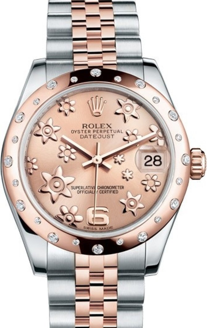Rolex 178341-0006 Datejust Ladies 31 mm Steel and Everose Gold