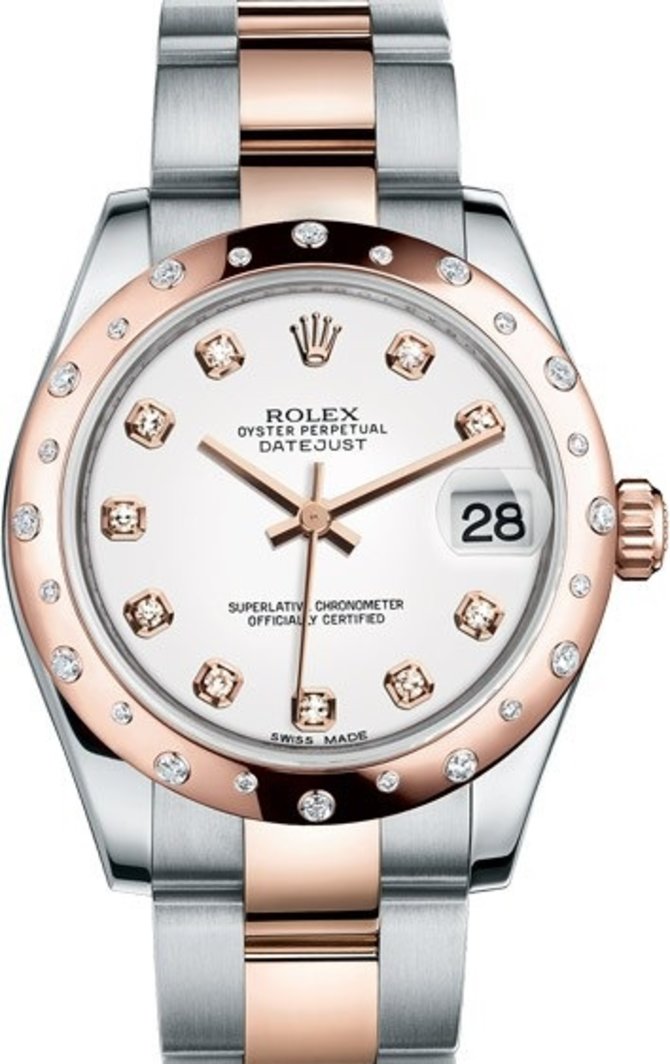 Rolex 178341-0037 Datejust Ladies 31 mm Steel and Everose Gold