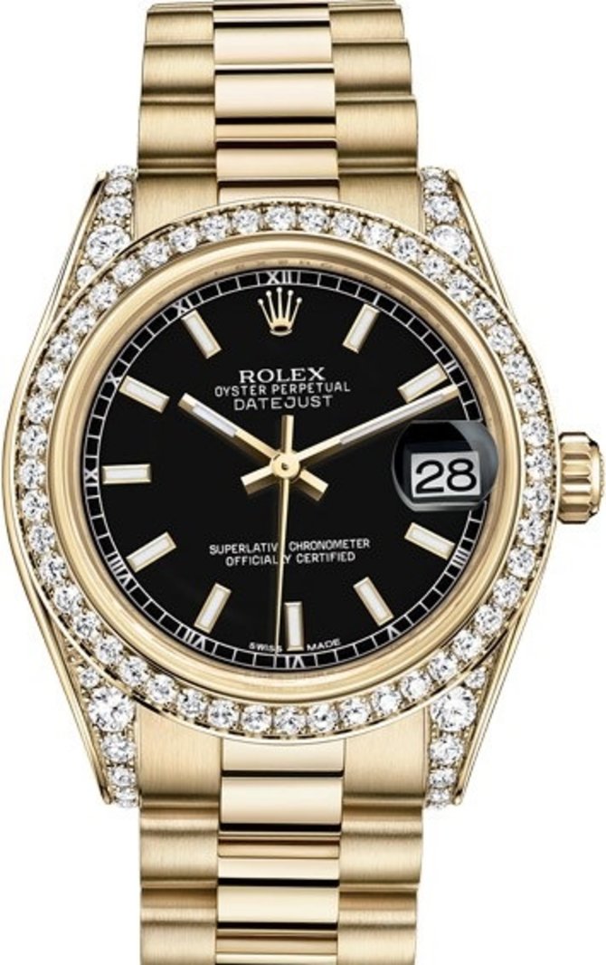 Rolex 178158-0067 Datejust Ladies 31 mm Yellow Gold