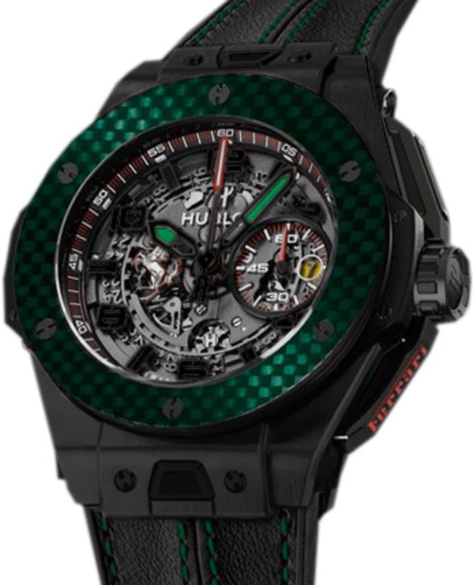 Hublot 401.CQ.0123.VR.FMX15 Big Bang Unico Ferrari Mexico Black Ceramic - фото 1