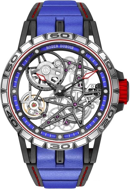 Excalibur Spider Skeleton Automatic Roger Dubuis Titanium DLC Excalibur